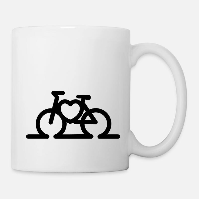 Radfahren - Tasse - Weiß