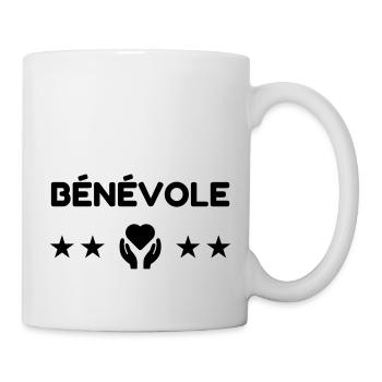 Bénévole / Humanitaire / Solidaire / Aide - Mug blanc - blanc - Droite
