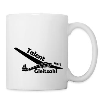talent statt gleitzahl ka8 - Tasse - Weiß - Rechts
