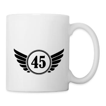 45 - Tasse - Weiß - Rechts