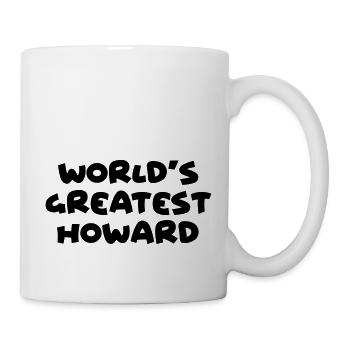 worlds greatest howard name - Mug - white - Right