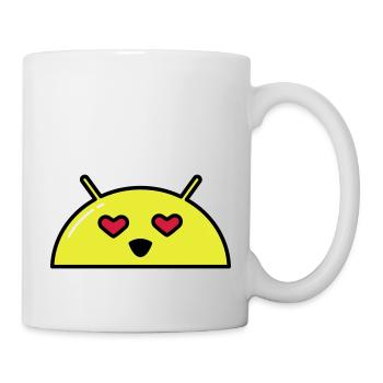 Love Alien Face Emoticon - Mug - white - Right