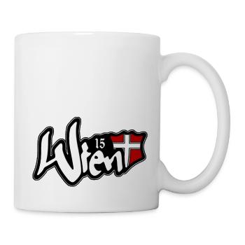 Wien 15 Fünfhaus - Tasse - Weiß - Rechts