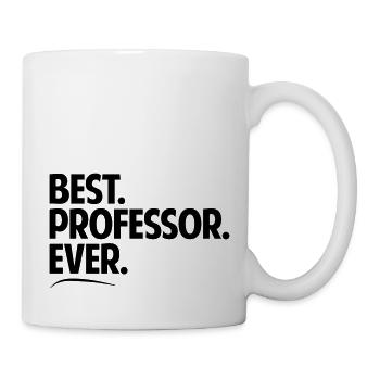 Best professor ever period bold text - Mug - white - Right