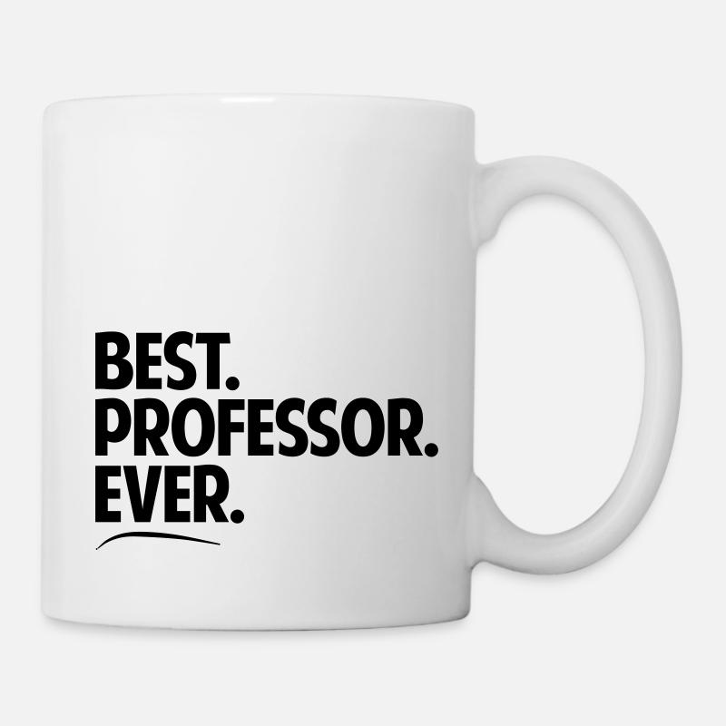 Best professor ever period bold text - Mug - white