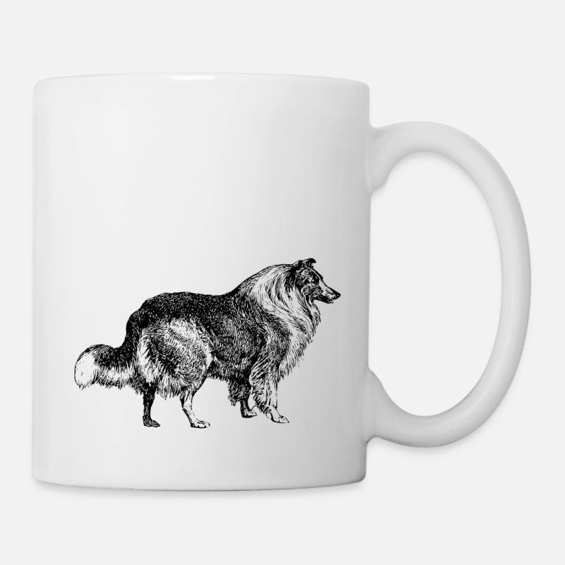 Collie - Mug blanc - blanc