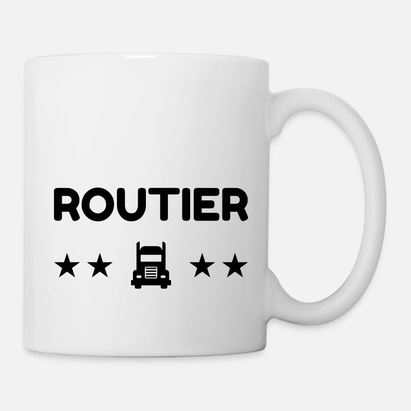Routier / Chauffeur Poids-lourd / Camion / - Mug blanc - blanc