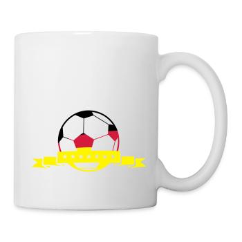 fussball deutschland - Tasse - Weiß - Rechts