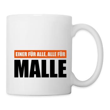 alle für malle design - Tasse - Weiß - Rechts