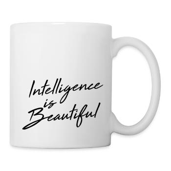 Intelligence Is Beautiful - Mug - white - Right