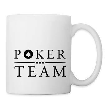 poker team pik - Tasse - Weiß - Rechts