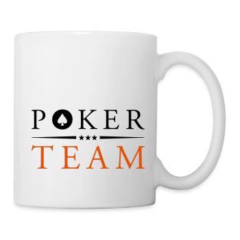 poker team - Tasse - Weiß - Rechts