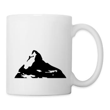 matterhorn berg - Tasse - Weiß - Rechts