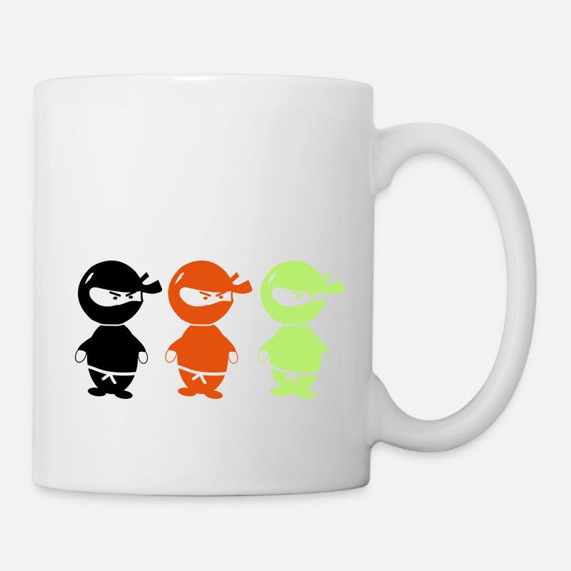 ninjas_002 - Mug blanc - blanc