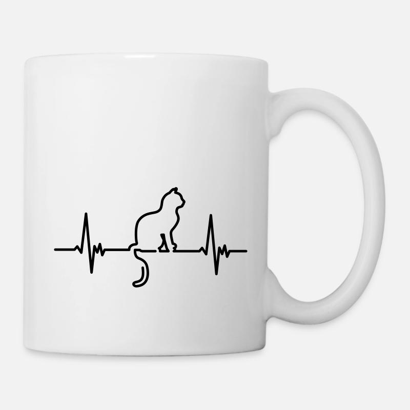 cat - Tasse - Weiß
