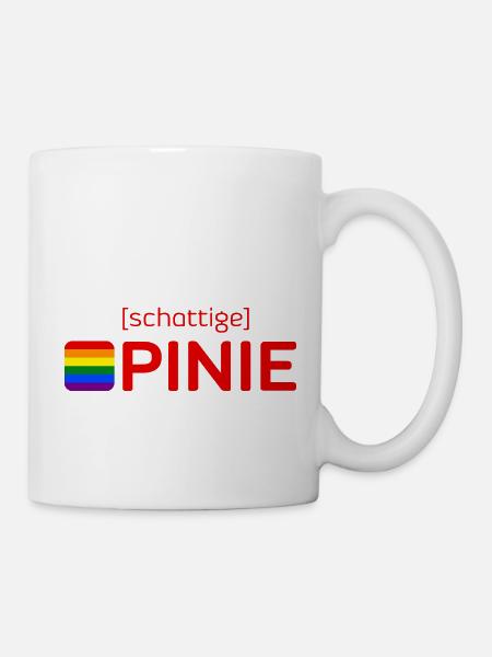 [schattige] PINIE - Tasse - Weiß