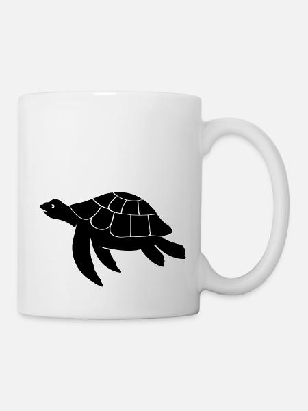 turtle - Tasse - Weiß