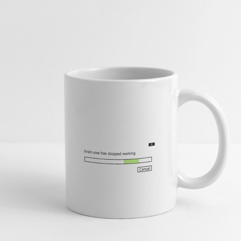 brain.exe stopped working saying brain brain .exe Mug