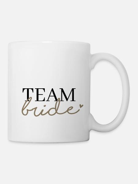 Mariée d'équipe - Mug blanc - blanc