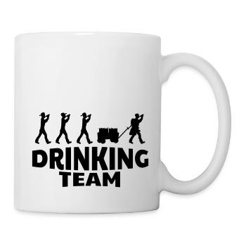 drinking team - Mug - white - Right