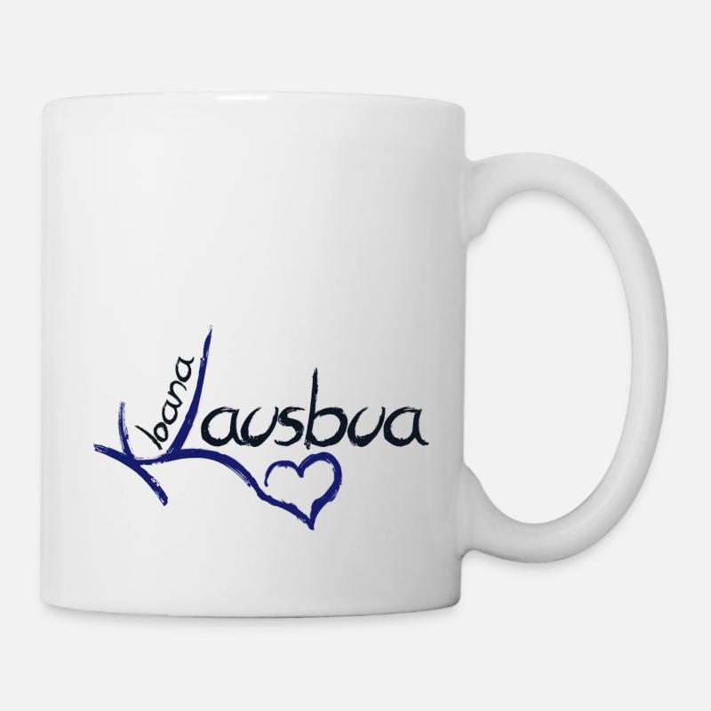 kloana Lausbua - Tasse - Weiß
