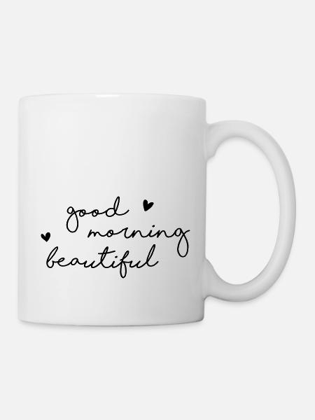 Good morning beautiful - Mug - white