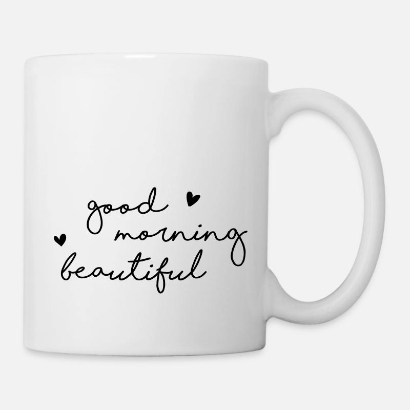 Good morning beautiful - Mug - white