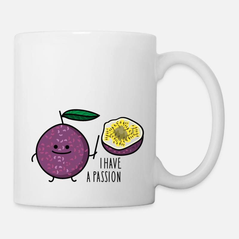 Funny passion fruit - passion - Mug - white