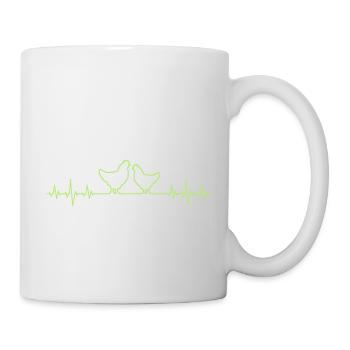 Poulets - Mug blanc - blanc - Droite