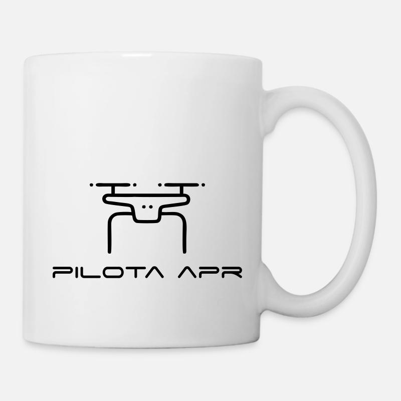 Drone accro - Mug blanc - blanc