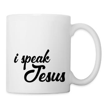 i speak jesus - Mug - white - Right