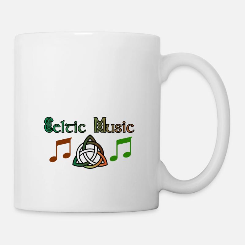Celtic Music - Musique celtique - Mug blanc - blanc