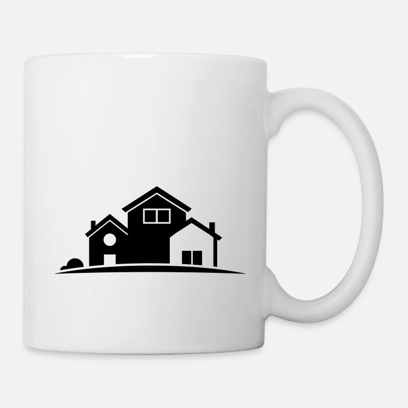 Haus - Tasse - Weiß