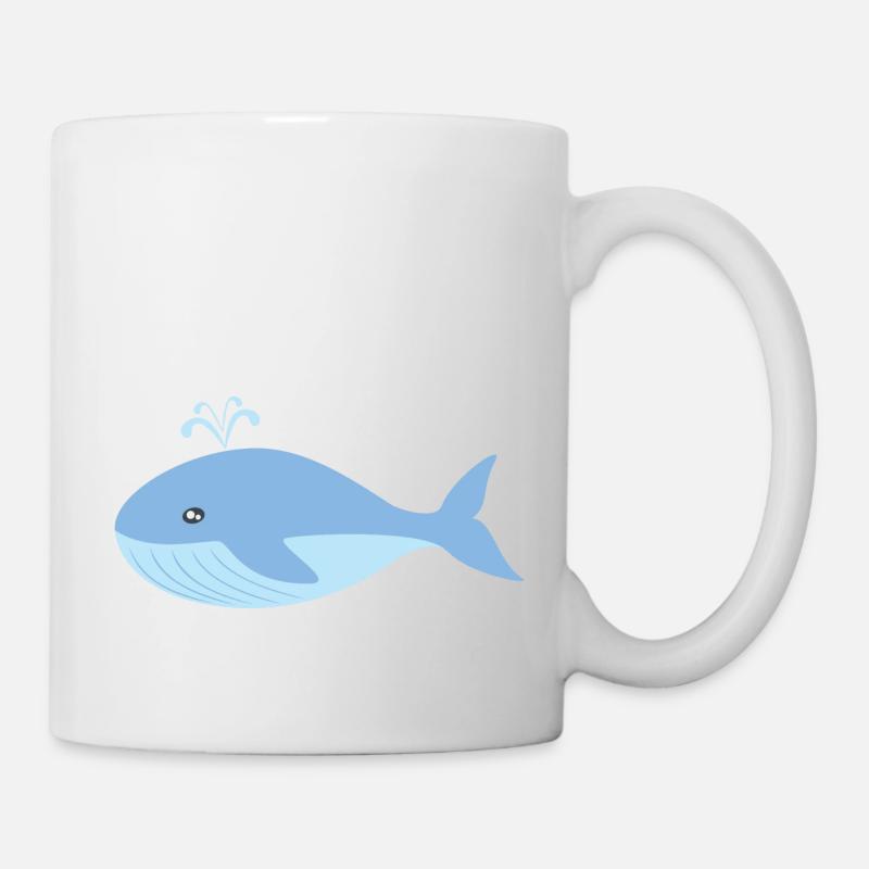 baleine - Mug blanc - blanc