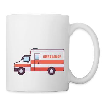 Art d'ambulance de médecin - Mug blanc - blanc - Droite