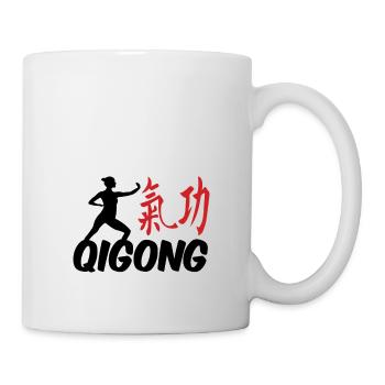 Qigong Yoga Qi Gong méditation - Mug blanc - blanc - Droite