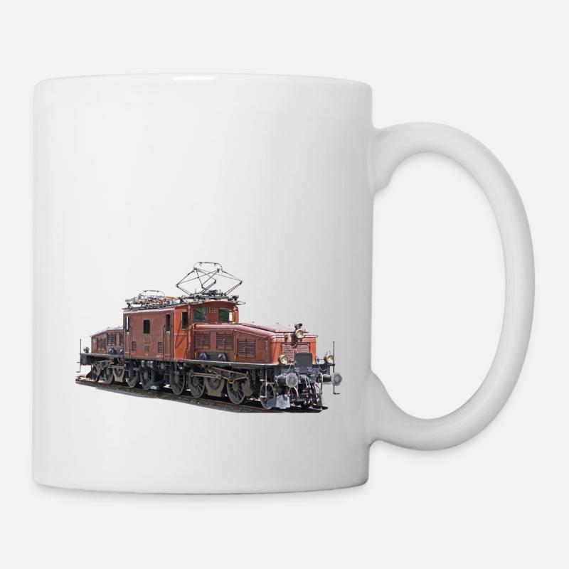 SBB Krokodil CE6/8 - Tasse - Weiß