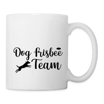 Dog Frisbee Team dog sport - Mug - white - Right