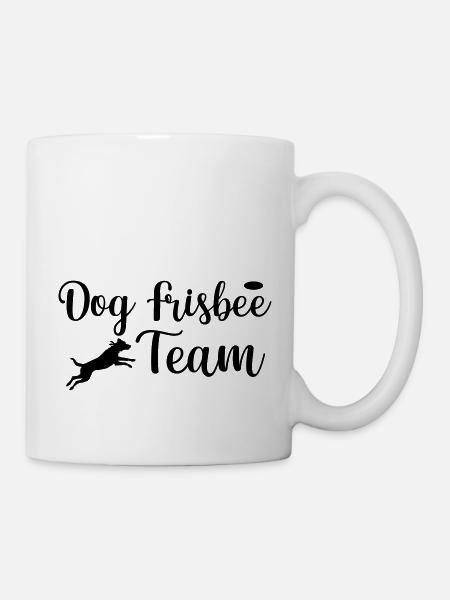Dog Frisbee Team dog sport - Mug - white