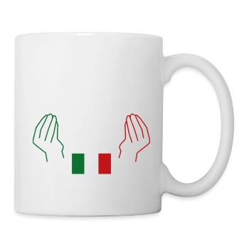 italy flag italy - Mug - white - Right
