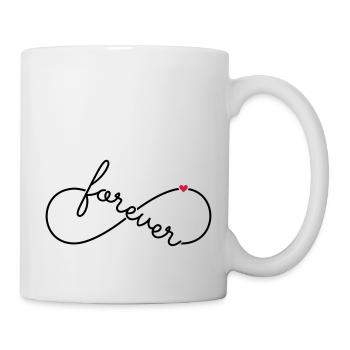 Infinity symbol Infinity forever - Mug - white - Right