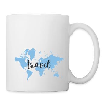travel - Tasse - Weiß - Rechts
