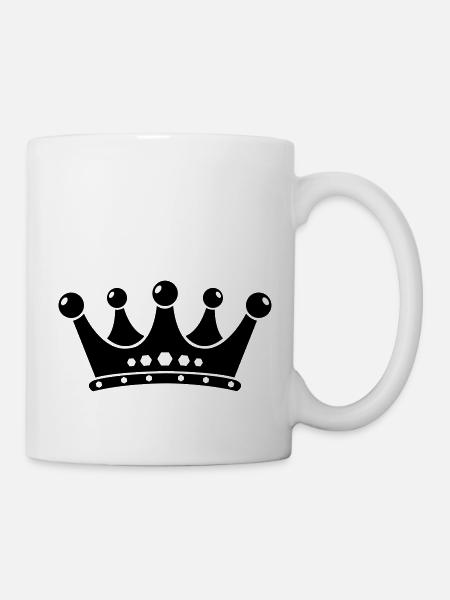 krone - Tasse - Weiß