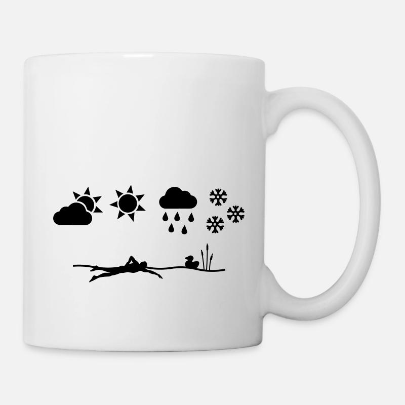 Open water swimmer all year long - Mug - white