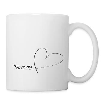 Forever Love - Tasse - Weiß - Rechts