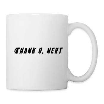 Phrase Thank you, next Ariana black fire - Mug - white - Right