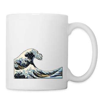 Wave The Great Wave off Kanagawa | Song Shirt - Mug - white - Right
