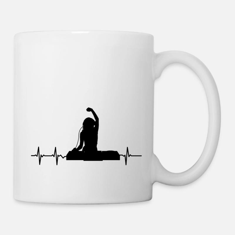 Dj Race Techno Concert Deejay - Mug - white