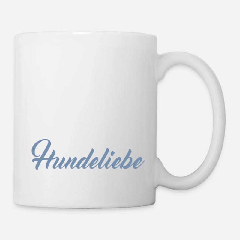 Hundeliebe - Tasse - Weiß