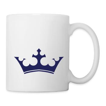 King-Logo-Design - Tasse - Weiß - Rechts